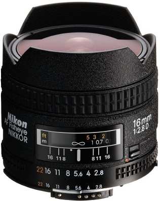 Nikon Nikkor 16mm f/2.8D AF FishEye