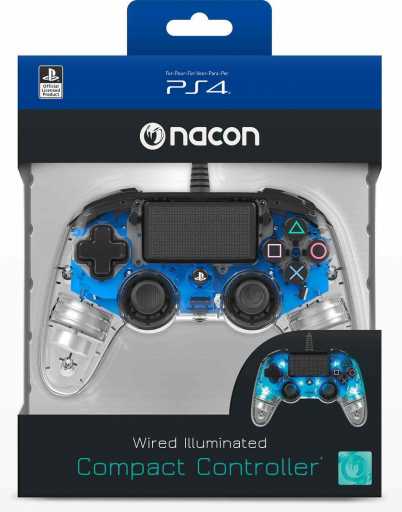 Nacon Wired Compact Controller PS4 PS4OFCPADCLBLUE