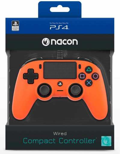 Nacon Wired Compact Controller PS4 PS4OFCPADORANGE