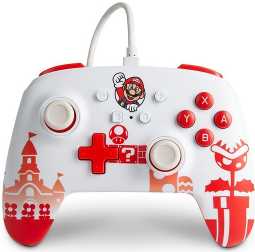 PowerA Enhanced Mario Red/White 1519186-02