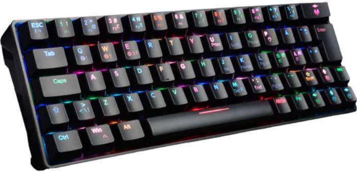 Fourze GK60 RGB bez Numpadu černá