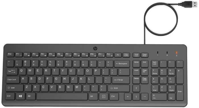 HP 150 Wired Keyboard 664R5AA#BCM