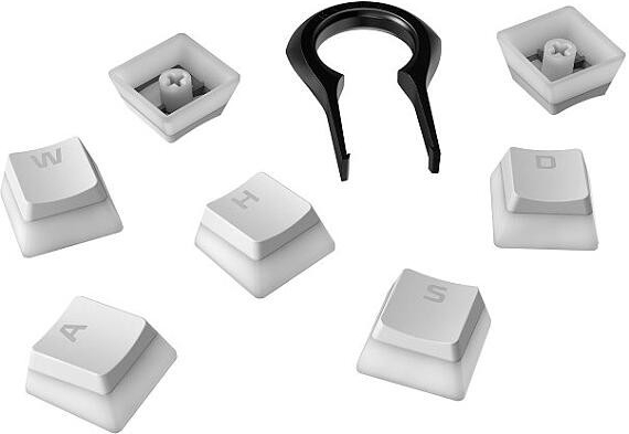 HyperX Pudding Keycaps bílé (US) 4P5P5AA