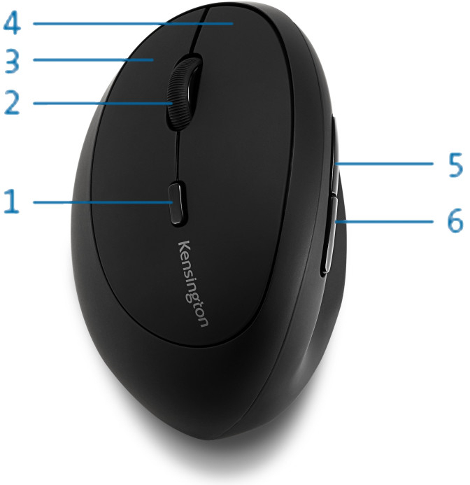 Kensington Pro Fit Left-Handed Ergo Wireless Mouse K79810WW