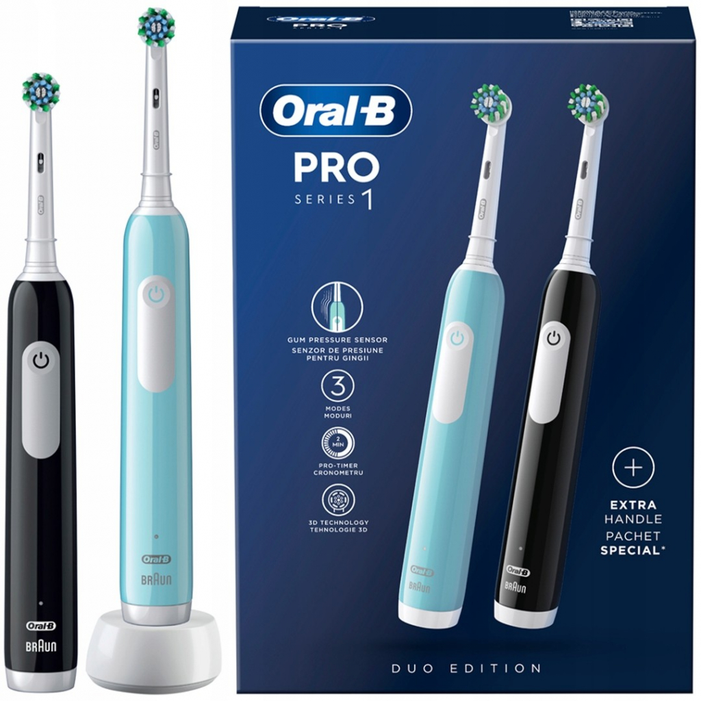 Oral-B Pro Series 1 Duo Black & Blue