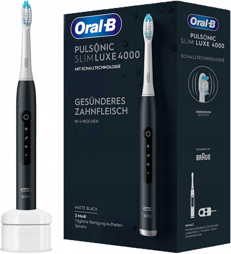 Oral-B Pulsonic Slim Luxe 4000 Matt Black