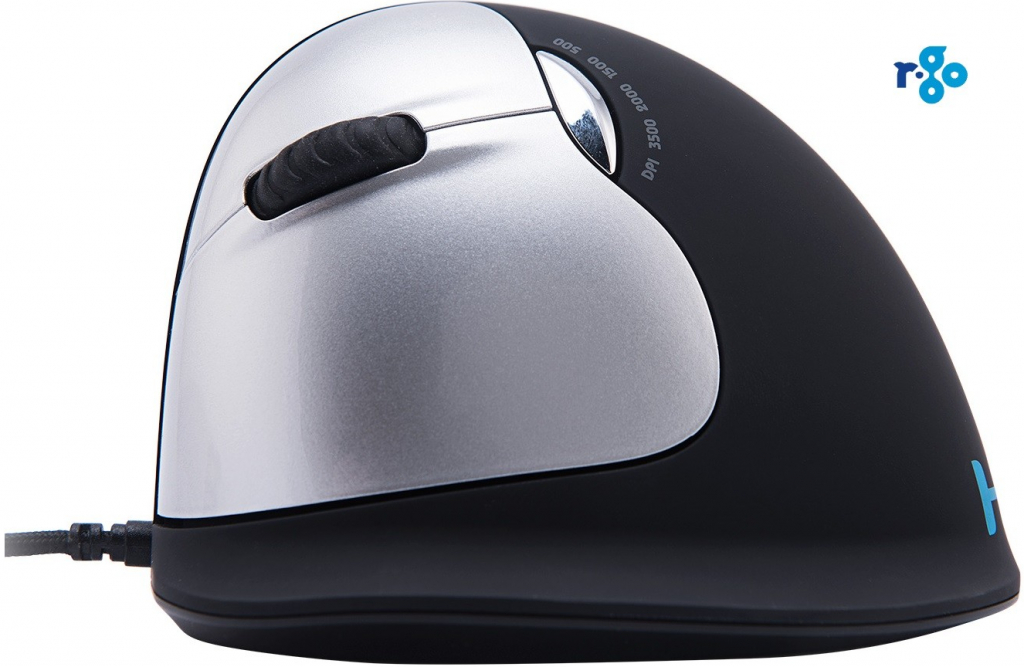 R-GO Tools HE Mouse USB LARGE Left RGOHELELA